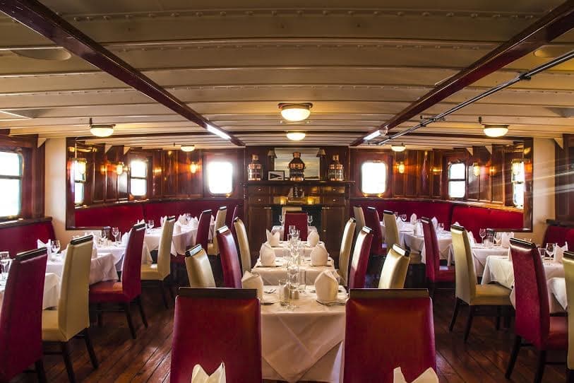 Corporate Dining at the MV Cill Airne Boat Bar and Restaurant Dublin